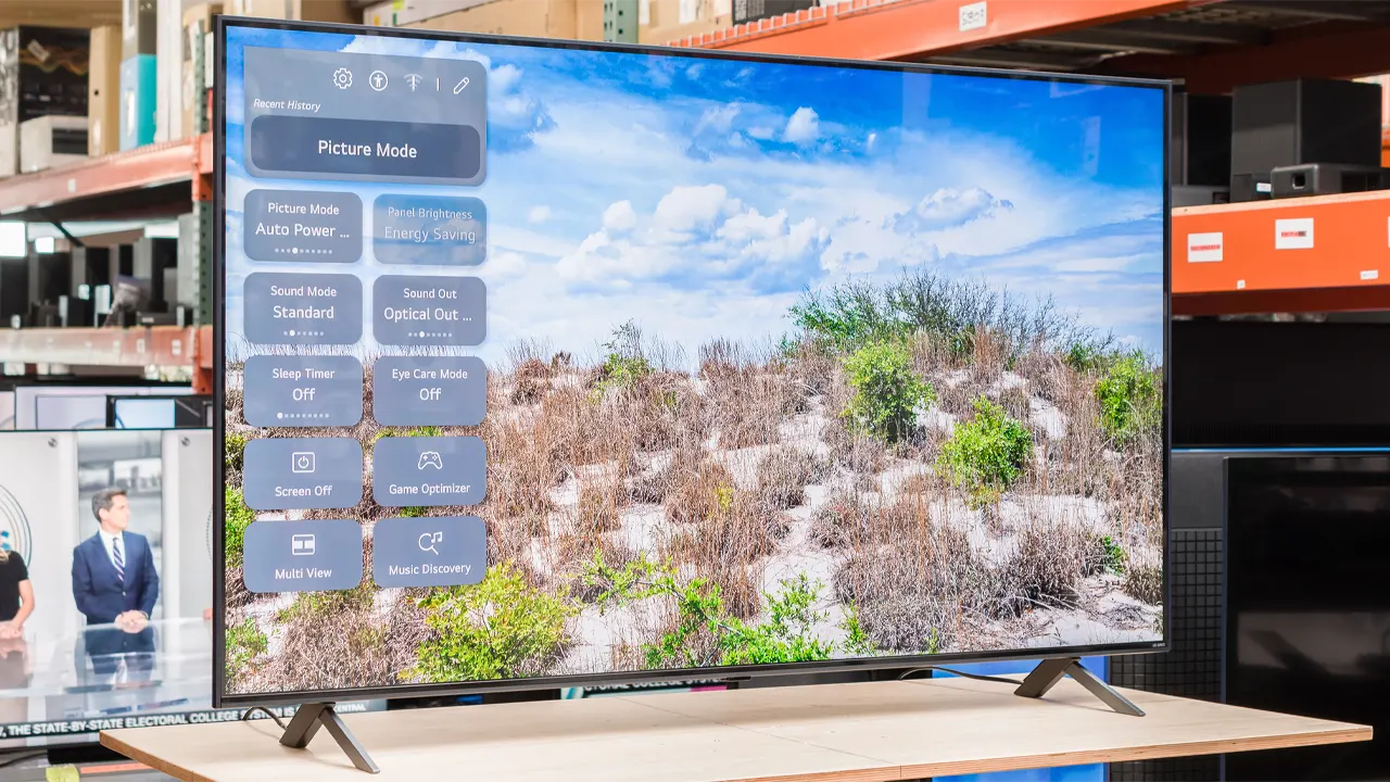 کیفیت تصویر تلویزیون ال جی 55qned80-2023