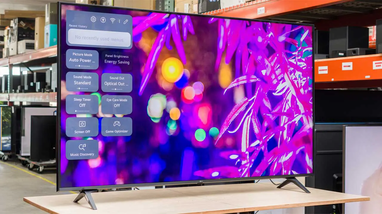 کیفیت تصویر تلویزیون ال جی 75ur8050