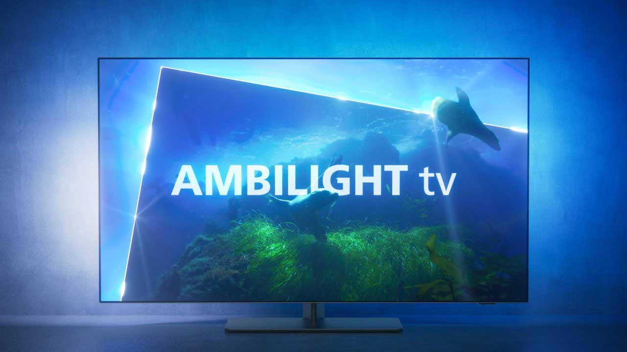 طراحی تلویزیون فیلیپس 55oled818