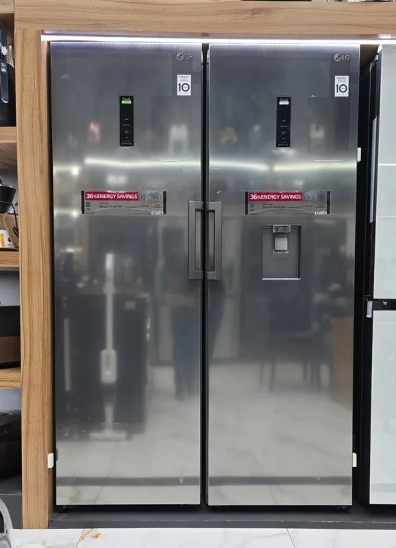- یخچال دوقلو ال جی F411 و B414 سفید