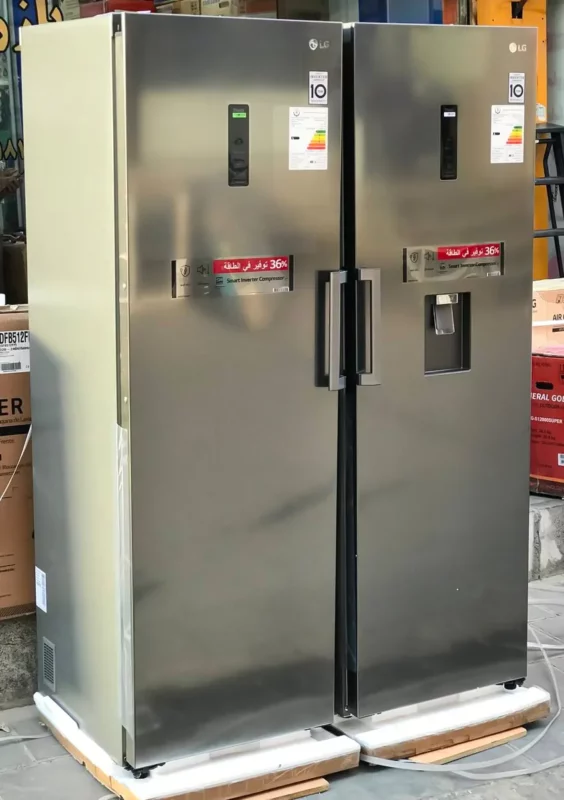 - یخچال دوقلو ال جی F411 و B414 سفید